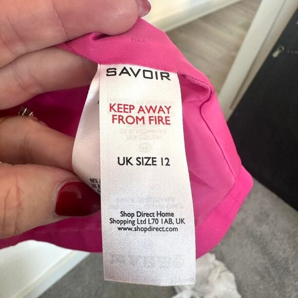 Savoir Pink Trench Coat UK 12/US 8, Barbiecore, Excellent Condition - Picture 6 of 9